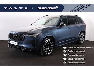 Volvo XC90 T8 Recharge AWD Ultra Dark - Luchtvering - Panorama/schuifdak - IntelliSafe Assist & Surround - 360º Camera - Harman/Kardon audio - Adaptieve LED koplampen - Verwarmde voorstoelen, stuur & achterbank - Parkeersensoren voor & achter - Elektr. bedienb. voorstoelen met geheugen - Head up display - Draadloze tel. lader - Extra getint glas - Inklapbare trekhaak - 21' LMV