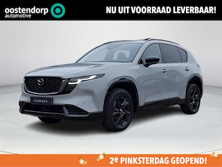 Mazda CX-5 2.5 E-SKYACTIV G 141 M HYBRID Homura | Voorraad auto leverbaar vanaf maart 2026 | Panoramisch Schuif/Kanteldak | Zwart lederen interieur |