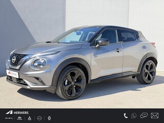 Nissan Juke 1.0 DIG-T Tekna Automaat / Fabrieksgarantie tot 6-2028 / Navigatie / Adaptieve Cruise / 360 Camera / Stoel & Stuurwiel Verwarming / Keyless / All Season Banden /
