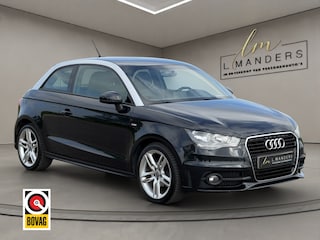 Audi A1 1.2 TFSI Ambition S-Line 2011 ZWART | Two-tone | Airco | Stoelve
