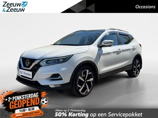 Nissan Qashqai 1.3 DIG-T Tekna | Extra set winterbanden | Rondom camera | Stoel verwarming | Climate | Pano | Telefoon |