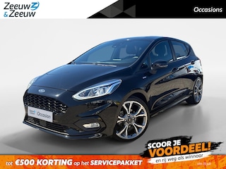 Ford Fiesta 1.0 EcoBoost ST-Line |Verwarmde voorruit| Navigation Pack| Lederen bekleding| Keyless Entry| 12 maanden garantie|