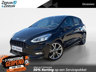 Ford Fiesta 1.0 EcoBoost ST-Line |Verwarmde voorruit| Navigation Pack| Lederen bekleding| Keyless Entry| 12 maanden garantie|