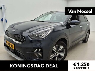 Kia Niro 1.6 GDi DynamicPlusLine | Automaat | Lederen bekleding | Achteruitrij Camera | Stoelverwarming | Stuurverwarming | Climate Control | Cruise Control Adaptief | Trekhaak |
