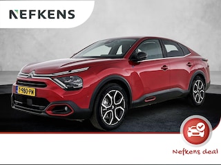 Citroën C4 Ë-C4 X Shine 50 kWh | Automaat | Dode hoek detectie | Lederen bekleding | Camera | Parkeersensoren | LED | Head-up display | Apple carplay | Android auto | Stoelverwarming |