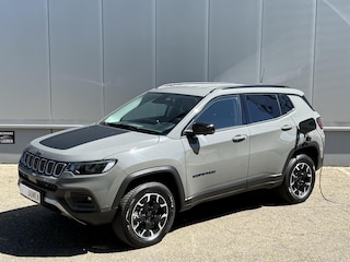 Jeep Compass 4xe 240 Plug-in Hybrid Electric Trailhawk Automaat 4WD 360 Camera Elek. Klep Virtual Apple Carplay Leder Stof