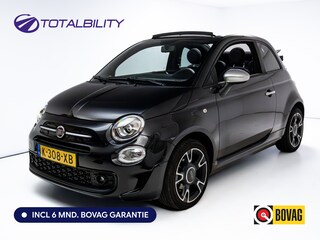 Fiat 500 1.0 Hybrid Rockstar | Beats audio | Climate control | Cruise | Electrische cabrio kap | Apple Carplay, Android auto | PDC achter, Electrische ramen voor