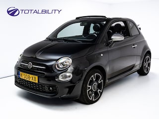 Fiat 500 1.0 Hybrid Rockstar | Beats audio | Climate control | Cruise | Electrische cabrio kap | Apple Carplay, Android auto | PDC achter, Electrische ramen voor