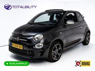 Fiat 500 1.0 Hybrid Rockstar | Beats audio | Climate control | Cruise | Electrische cabrio kap | Apple Carplay, Android auto | PDC achter, Electrische ramen voor