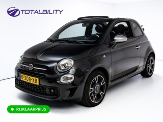 Fiat 500 1.0 Hybrid Rockstar | Beats audio | Climate control | Cruise | Electrische cabrio kap | Apple Carplay, Android auto | PDC achter, Electrische ramen voor
