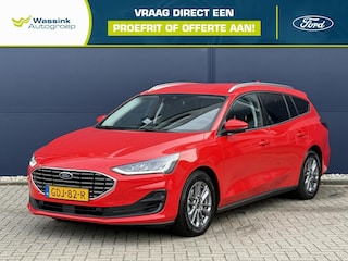 Ford Focus Wagon 1.0 EcoBoost Hybrid 155pk Powershift \ Automaat | Titanium | Navigatie | Parkeerhulp V+A | Lage kmstand!
