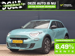 Fiat 600 1.2 Hybrid Turbo Charged 100pk Automaat Urban DEMO DEAL| Cruise Control | Carplay | Parkeersensoren | Camera