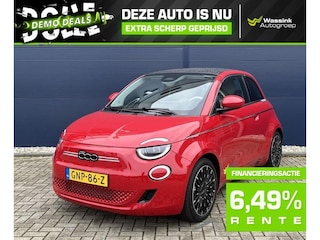 Fiat 500 Electrisch CABRIO 42kWh I DEMO DEAL I 118pk Aut La Prima | Navigatie | Climate control | Camera