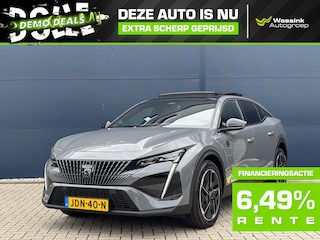 Peugeot 408 58kWh 210pk GT Avantage | Focal | Schuifdak | Matrix-LED | 19 inch | 360 camera | Stoelverwarming | Massage