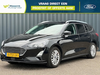 Ford Focus Wagon 1.0 EcoBoost 125pk Aut Titanium X Business I All Season I Winterpakket I Adaptieve Cruise I Elektr. Klep I Navigatie I PDC V+A I