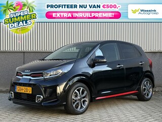 Kia Picanto 1.0 DPi 67pk 4-zits GT-Line | Cruise Control | Navigatie | Camera Achter | Keyless Entry | Apple Carplay / Android Auto |