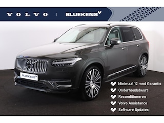 Volvo XC90 T8 Recharge AWD Ultimate Bright - Luchtvering - Panoramisch schuif-/kanteldak - Intellisafe Assist/Surround - Bowers & Wilkins Audio - 360º Camera - Head-up Display - Nappaleder - Stoelmassage - Stoelverwarming / -ventilatie - Gelaagde zijruiten - 22' LMV