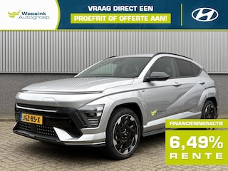 Hyundai Kona 65,4 kWh 217pk N Line | 360° Camera | Stoelverwarming | Stoelverkoeling | Adaptive Cruise Control | Elektrisch Verstelbare Stoelen (Memory) |