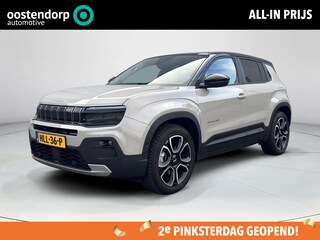 Jeep Avenger Summit 54 kWh | GEEN AFLEVERKOSTEN | Leder en Winterpack | Warmtepomp | Infotainment & Convenience Pack | Panoramisch schuif-kanteldak |