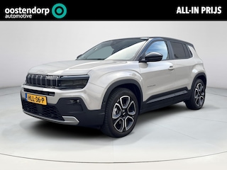 Jeep Avenger Summit 54 kWh | GEEN AFLEVERKOSTEN | Leder en Winterpack | Warmtepomp | Infotainment & Convenience Pack | Panoramisch schuif-kanteldak |