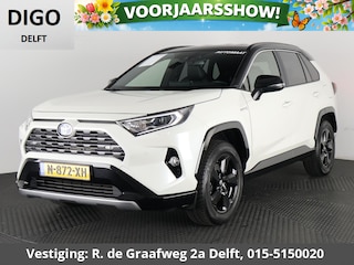Toyota RAV4 2.5 Hybrid AWD Bi-Tone | 1650 KG trekgewicht | Trekhaak | Parkeersensoren | Apple Carplay & AndroidAUTO | Adapt.Cruise Control |