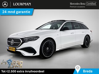 Mercedes-Benz Estate 300 e AMG Line AMG Line | Night Pakket | Panorama Schuif-Kanteldak | MBUX Superscreen | 20 Inch AMG Velgen | Trekhaak \ Memory Pakket Voorstoelen. Inclusief 24 maanden Mercedes-Benz Certified garantie voor Europa.