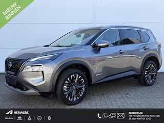 Nissan X-Trail 1.5 e-Power Tekna Automaat Dealer onderhouden / All Season banden / Stuur-, Stoel en Achterbank verwarming / Head Up Display / Elektrische achterklep / Rondomzicht camera / Adaptief CC /