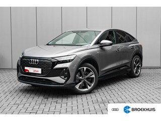 Audi Q4 40 S edition 77 kWh 204 PK | Trekhaak | Headup Display | Lederen Sportstoelen | Verwarmd Stuurwiel | Achteruitrijcamera |