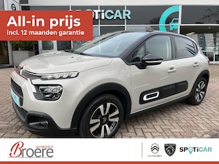 Citroën C3 1.2 83 pk Shine Navigatie via Apple Carplay of Android Auto, verw. voorstoelen