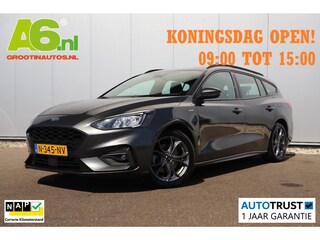 Ford Focus Wagon 1.0 EcoBoost Hybrid ST Line Business Trekhaak Navigatie Achteruitrijcamera Carplay Android Clima Cruise Stuur & Stoelverwarming
