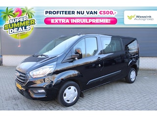 Ford Transit Custom Dubbel Cabine Trend 2.0 TDCi 130PK 320 L2H1 Automaat I 6-Zitplaatsen I Navigatie I Cruise Control I Parkeersensoren Voor&Achter