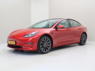 Tesla Model 3 Performance AWD 486pk 75 kWh FACELIFT [ WIT LEDER+AUTOPILOT+567KM WLTP+PREMIUM AUDIO ]