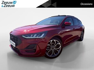 Ford Focus Wagon 1.0 EcoBoost Hybrid ST Line X | Elek glazen panorama-dak| Trekhaak | Lichtmetalen velgen 18"| 12 maanden Bovag Garantie|