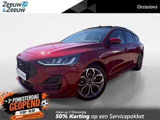 Ford Focus Wagon 1.0 EcoBoost Hybrid ST Line X | Elek glazen panorama-dak| Trekhaak | Lichtmetalen velgen 18"| 12 maanden Bovag Garantie|