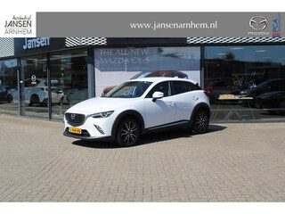 Mazda CX-3 2.0 SkyActiv-G 120 GT-M , Trekhaak, Half Leder, Camera, Clima, Cruise, Navi, Stoelverwarming, LMV 18 Inch, Bluetooth, HUD, PDC, LKA,