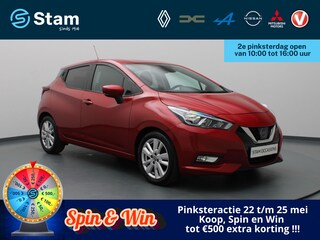 Nissan Micra IG-T Tekna 100pk Airco | Camera | Cruise | Parkeersens. achter