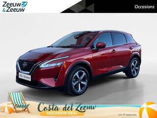 Nissan Qashqai 1.3 MHEV Xtronic N-Connecta 158PK AUTOMAAT | Apple Carplay & Android Auto| Climate Controle | 4 seizoen banden | Metallic lak | Lichtmetalen velgen | Navigatie | Panoramadak | Dakrails | Dealer onderhouden | 1ste eigenaar