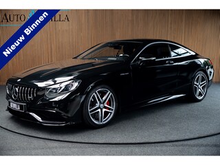 Mercedes-Benz S-klasse Coupé AMG 63 4Matic Panorama Nightvision HUD Burmester MB Parfum Stoelventilatie Niveauregeling Softclose 20'' LM velgen Distronic 360 Camera Keyless Navi Leer PTS Massagestoelen Memory seats Elektr. verstelbare stuur Elektr. achterklep