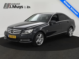 Mercedes-Benz C-klasse 200 Business Class Avantgarde 184PK ORG.NL|NAVI|CLIMA|CRUISE|1/2LEER|17INCH|ZEER NETJES