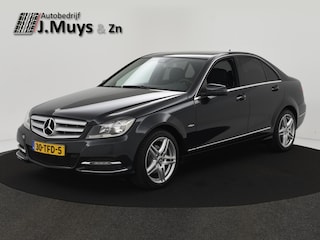 Mercedes-Benz C-klasse 200 Business Class Avantgarde 184PK ORG.NL|NAVI|CLIMA|CRUISE|1/2LEER|17INCH|ZEER NETJES