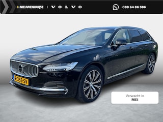 Volvo V90 2.0 T6 Plug-in hybrid AWD Ultimate Bright | PHEV | 360 Graden Camera | Stoelventilatie | Stoelverwarming | Nappaleder | Panoramadak | Cruise Control Adaptief | BLIS | Navigatie | Apple Carplay | Android Auto | Elektrische Achterklep | Elektrisch Verstelbare Voorstoelen