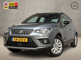 Seat Arona 1.0 TSI Xcellence Intense Automaat (APPLE CARPLAY, GROOT NAVI, CLIMATE, STOELVERWARMING, SPORTSTOELEN, KEYLESS, GETINT GLAS, CAMERA, NIEUWE APK, NIEUWSTAAT)