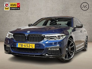 BMW 520i M Sport High Executive 184Pk Automaat (PANORAMADAK, M PAKKET, GROOT NAVI, MEMORY SEATS, 360 CAMERA, STOELVERWARMING, GETINT GLAS, SFEERVERLICHTING, NIEUWSTAAT)