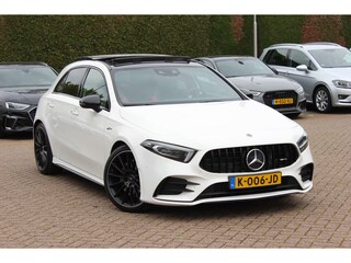 Mercedes-Benz AMG 35 4MATIC Premium / Panoramadak / Camera / Burmester / AMG Stuur / 19'' / Memory seats / Sfeerverlichting / Matrix LED / DAB / Stoelverwarming / Cruise Control