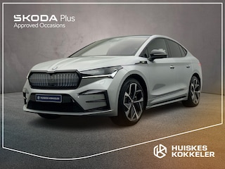 Skoda Enyaq Coupé iV 80 RS 300pk Automaat Trekhaak, Panoramadak, Adaptive cruise control, Navigatie, Achteruitrijcamera, Elektrische achterklep, Stoelverwarming