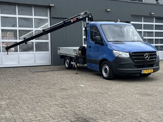 Mercedes-Benz Sprinter 311 2.2 CDI L2 Hiab 023T Laadkraan 20.000km 2-Persoons Open laadbak Pick-up Euro 6 Bakwagen P-up Bpm vrij voor particulier gebruik!!