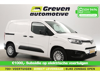 Toyota Proace City 50 kWh 136PK | Snelladen | SOH 94% | Airco | Cruise | Carplay | Navi | Parkeersens.