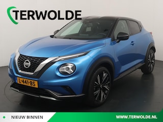 Nissan Juke 1.0 DIG-T N-Design | AUTOMAAT | Adapt. Cruise | BOSE audio | Lederen Bekl. | 360 Camera |
