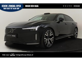 Volvo ES90 SINGLE MOTOR EXTENDED RANGE ULTRA 92 kWh *FULL OPTIONS!* -PANO.DAK|BOWERS&WILKINS|LUCHTVERING|GEVENT.LEDER+MASSAGE|360°CAM|PILOT.ASSIST|HEAD-UP DISP.|CHROME|22"