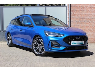Ford Focus Wagon 1.0 EcoBoost 155pk Hybrid ST Line X Navi, Pano, Haak, Driver Ass Pack, Leer, Winterpack, El. Klep, Volle auto!